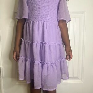 Lavender Kids Dress